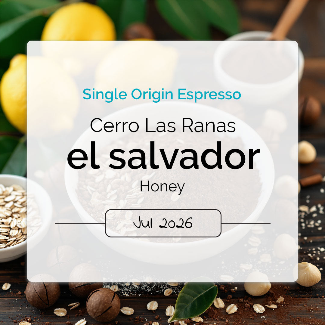 SOE from El Salvador with notes of honey and oat crumble