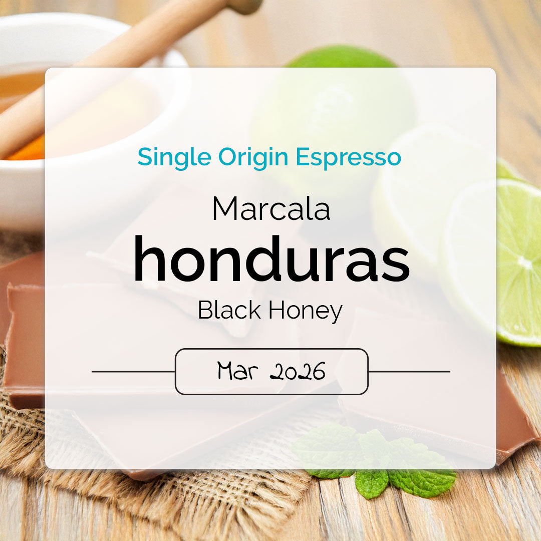 Black honey single origin espresso from Honduras