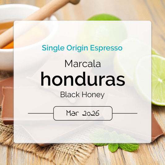 Black honey single origin espresso from Honduras