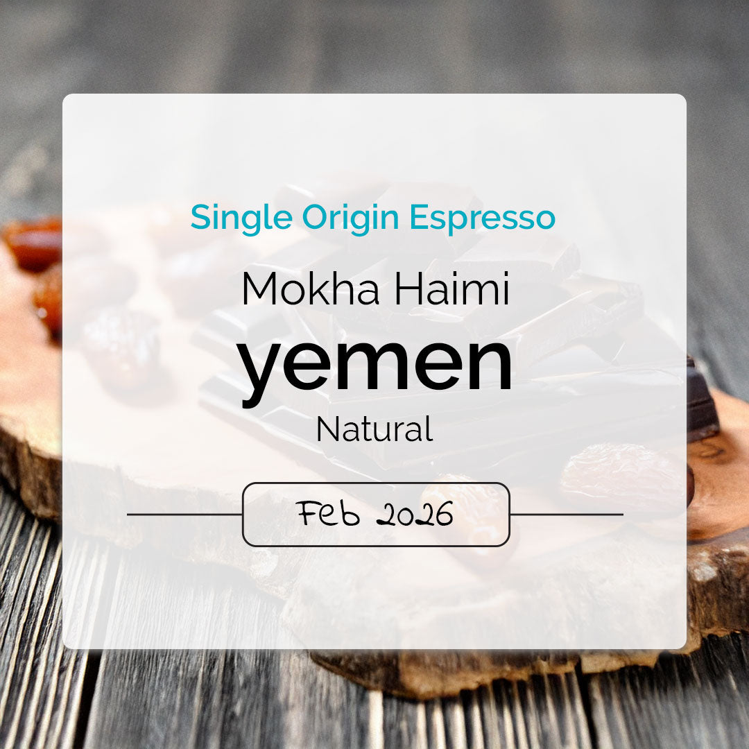 Single origin espresso - Yemen, Mokha Haimi, Natural